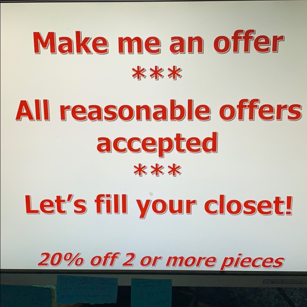 Make an offer on any item